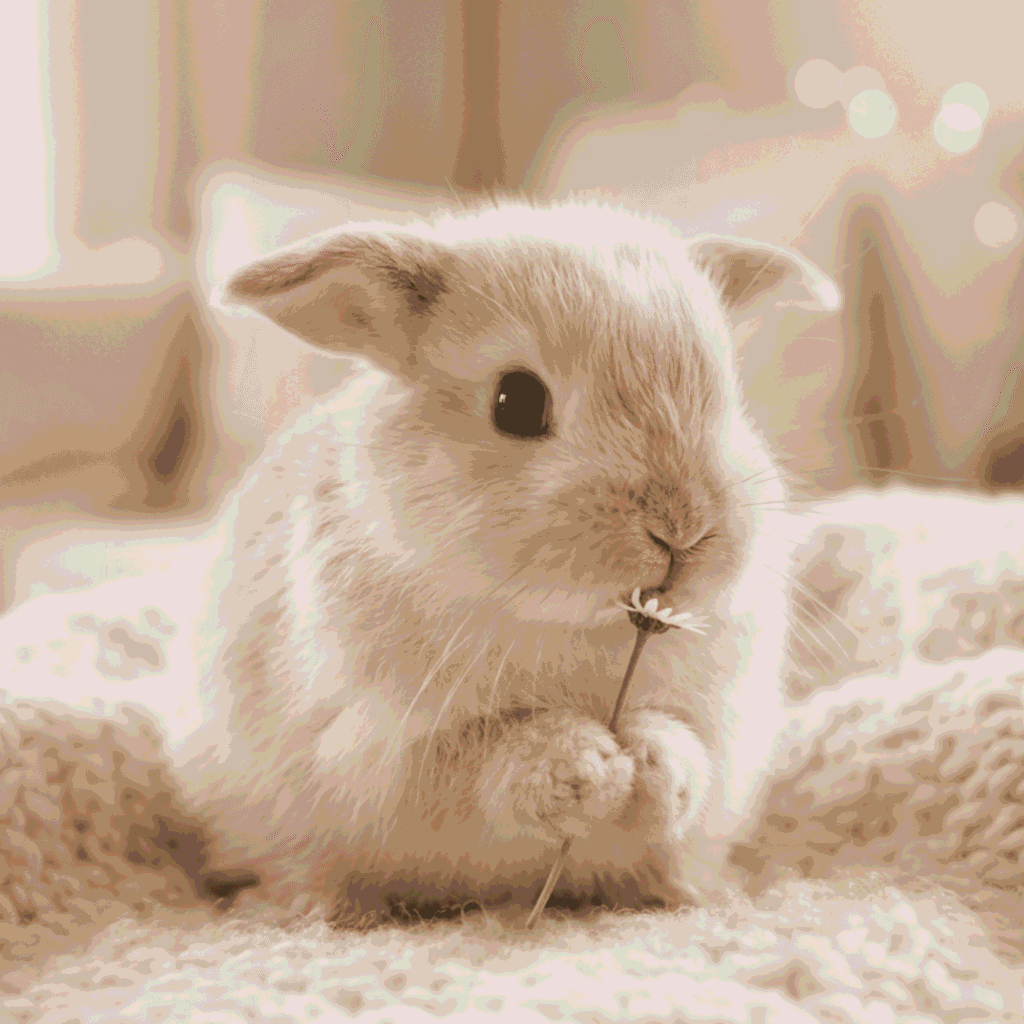 a Cute Rabbit